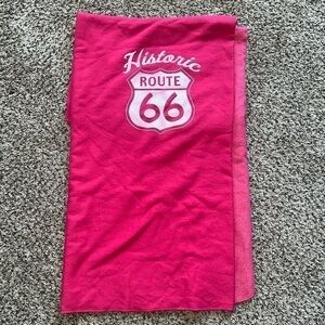 Historic Route 66 pink blanket